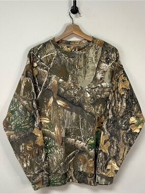 Real Tree Camo Crewneck